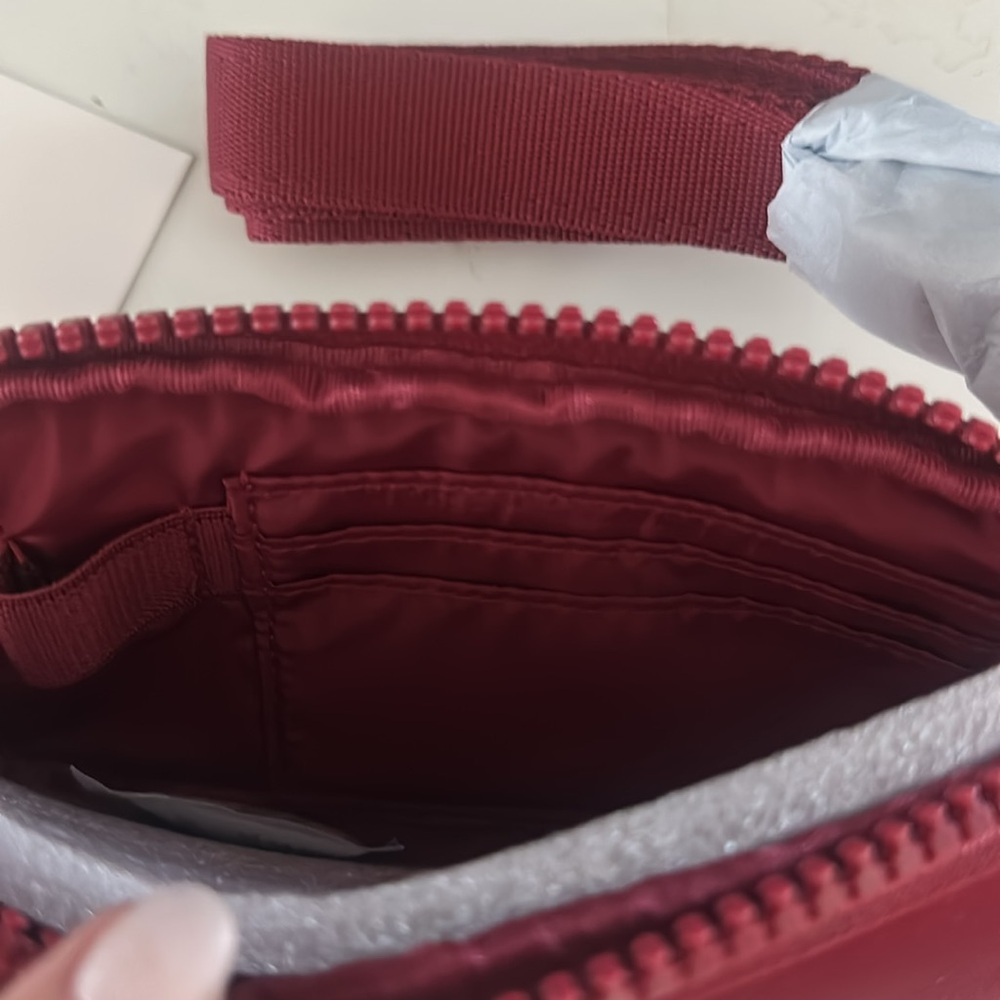 Dagne Dover Burgundy Wristlet Clutch - Picture 3 of 4
